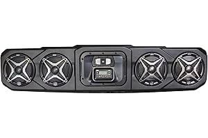 SSV WORKS 2017 + Polaris Ranger 4 Speaker Overhead System (Fits with Pro-Fit Cage)