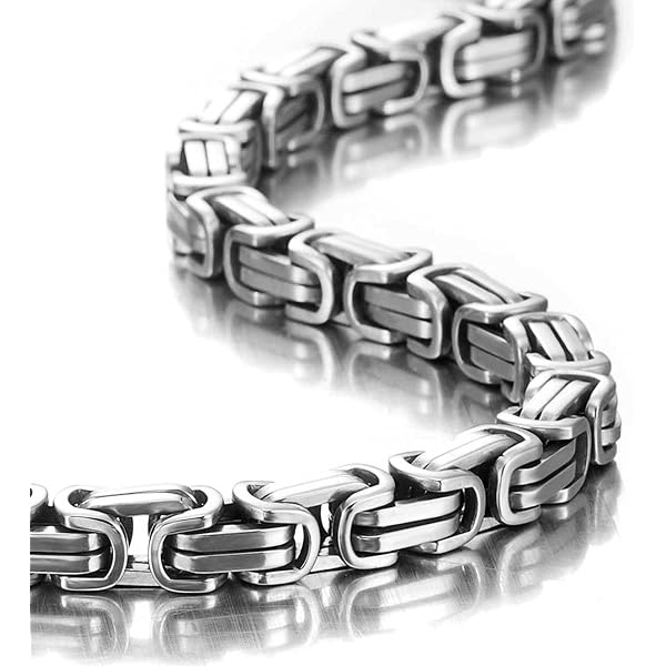 Youlixuess 3.5mm Titanium Steel Beveled Curb Chain Necklace For Men & Women