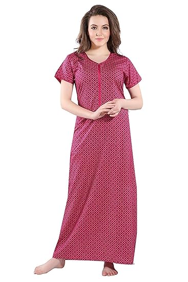 Women's Nursing Nighty Magenta