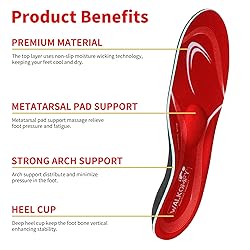 Walkomfy Pain Relief Orthotics, Plantar Fasciitis