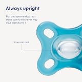 MAM Comfort Soothers 0-3 Months Pack of 2 with Sterilising Case Blue Cream view 3