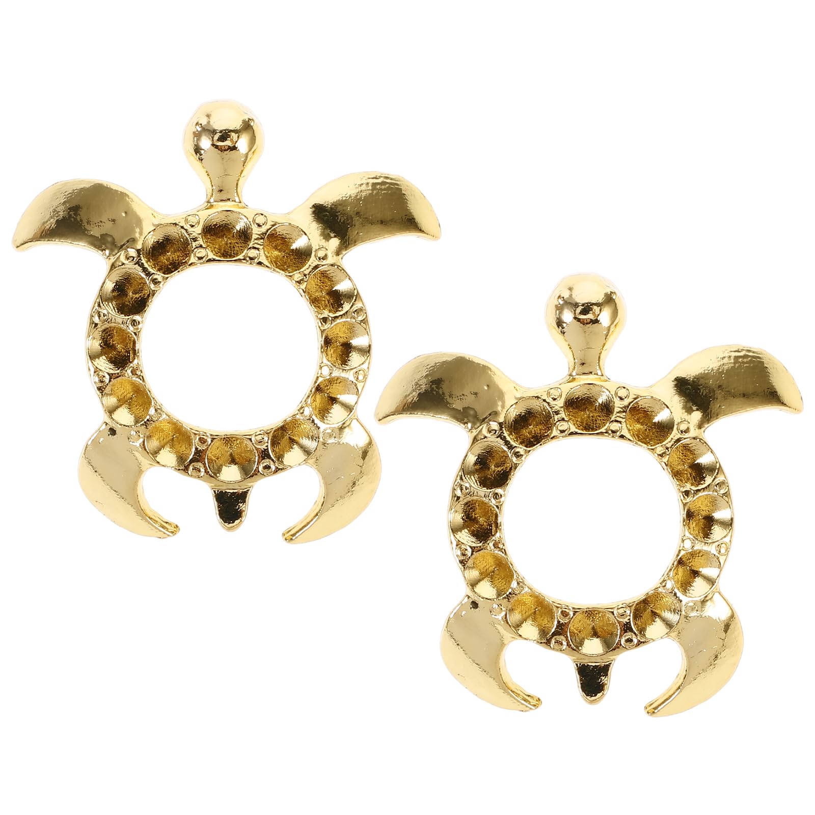 PRETYZOOM Turtle Ornament Crystal Ball Stand 1.46 Inch Metal Sphere Holder Display for Small Globes Desktop Decor Gift for Home Office