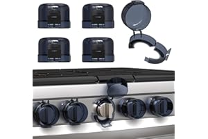 Stove Knob Safety Covers Child Proof Oven Gas Stove Knob Covers for Child Safety, Heat-Resistant, Easy Installation, Baby Pro