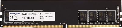 Integral 8GB DDR4 2133MHz RAM Module (1x8GB) IN4T8GNCLPX