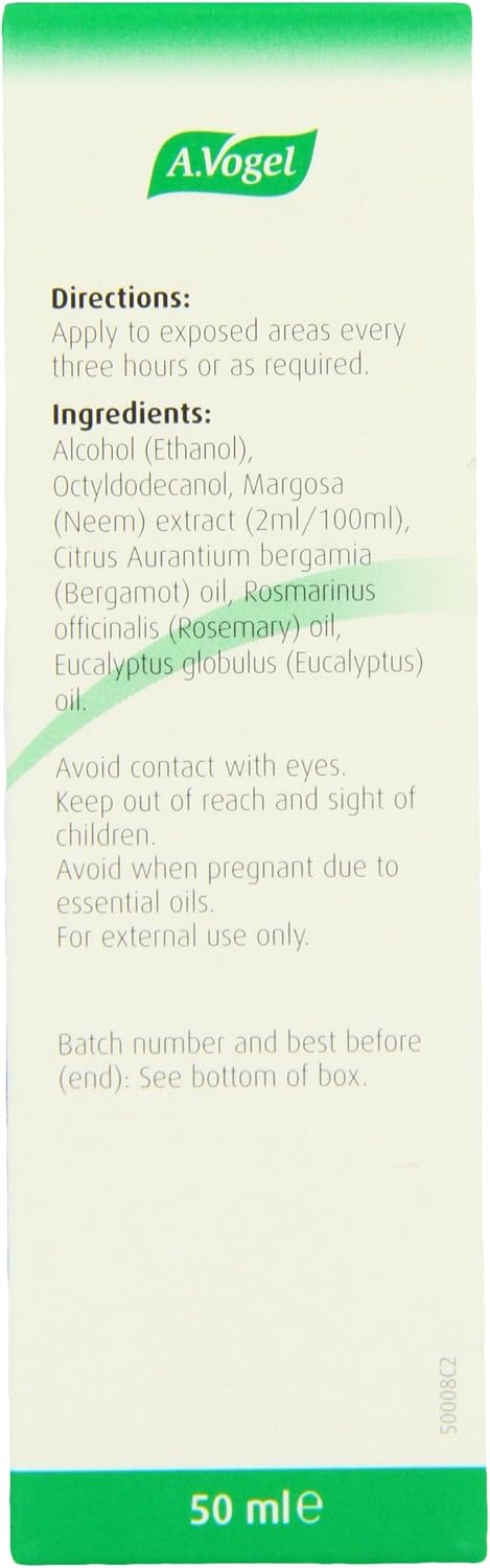 Al Neem Insect Repellent Spray | Made from Neem Seed Extract | DEET-free Herbal Repellent for Insects such as Midges, Mosquitos & Flies | 50ml - Image 3