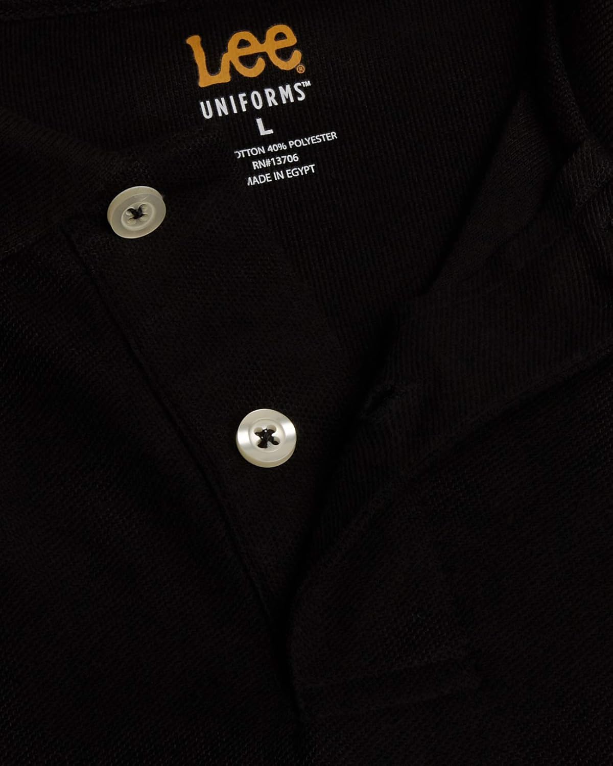 Lee Uniforms Men's Modern Fit Short Sleeve Polo Shirt: Clothing