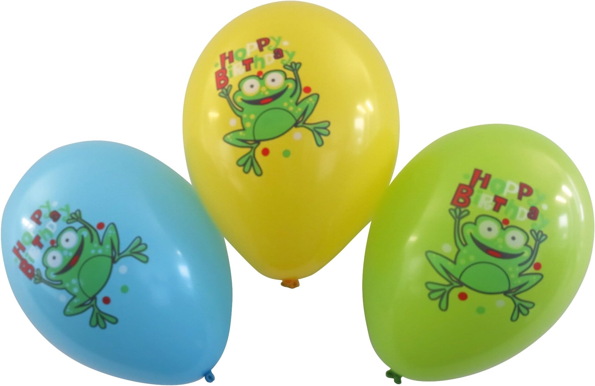Karaloon 30066 6 Balloons Hoppy Birthday, Diameter-30 cm, Multi Colour