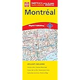 Montréal, Laminated map: Including Central Montréal, Downtown Core, District Map