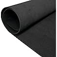 EVA Foam Roll - 2mm Thick Black Craft Foam Sheets - 15" x 39" Large Cosplay Foam Sheet - Ultra High Density 86 kg/m³ - Pliable & Elastic for Craft Projects Costume Cosplay Foam - by Biguphate