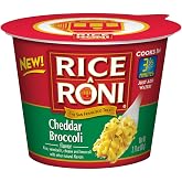 Rice a Roni Cups, Cheddar Broccoli, Individual Cup (Pack of 12 Cups)