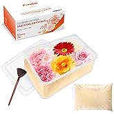 5LBS Fonday Silica Gel Flower Drying Crystals for Wedding Bouquet Preservation with Sealed Container and Brush Color Indicating Reusable Bead Size Less Than 1mm