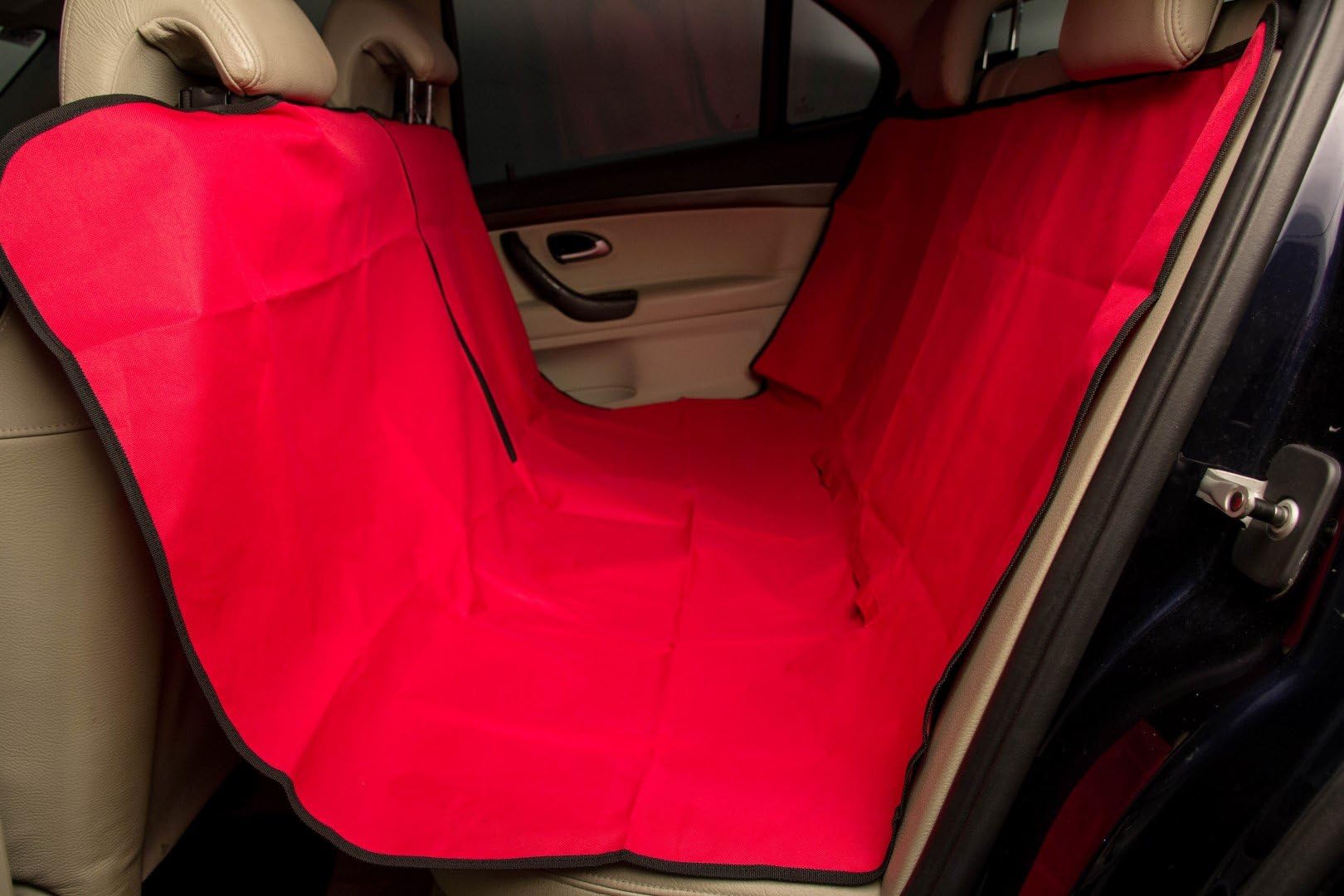 [Paradise For Pets] Multi-Purpose Durable Waterproof Pet Travel Car Seat Cover & Hammock - Red