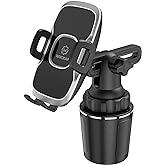 WixGear Cup Holder Phone Mount, Adjustable Long Neck Cellphone Holder for Car, Upgraded Version, Cup Phone Holder for Car with Expandable Side Arms, Compatible with iPhone Samsung Google &amp; All Phones