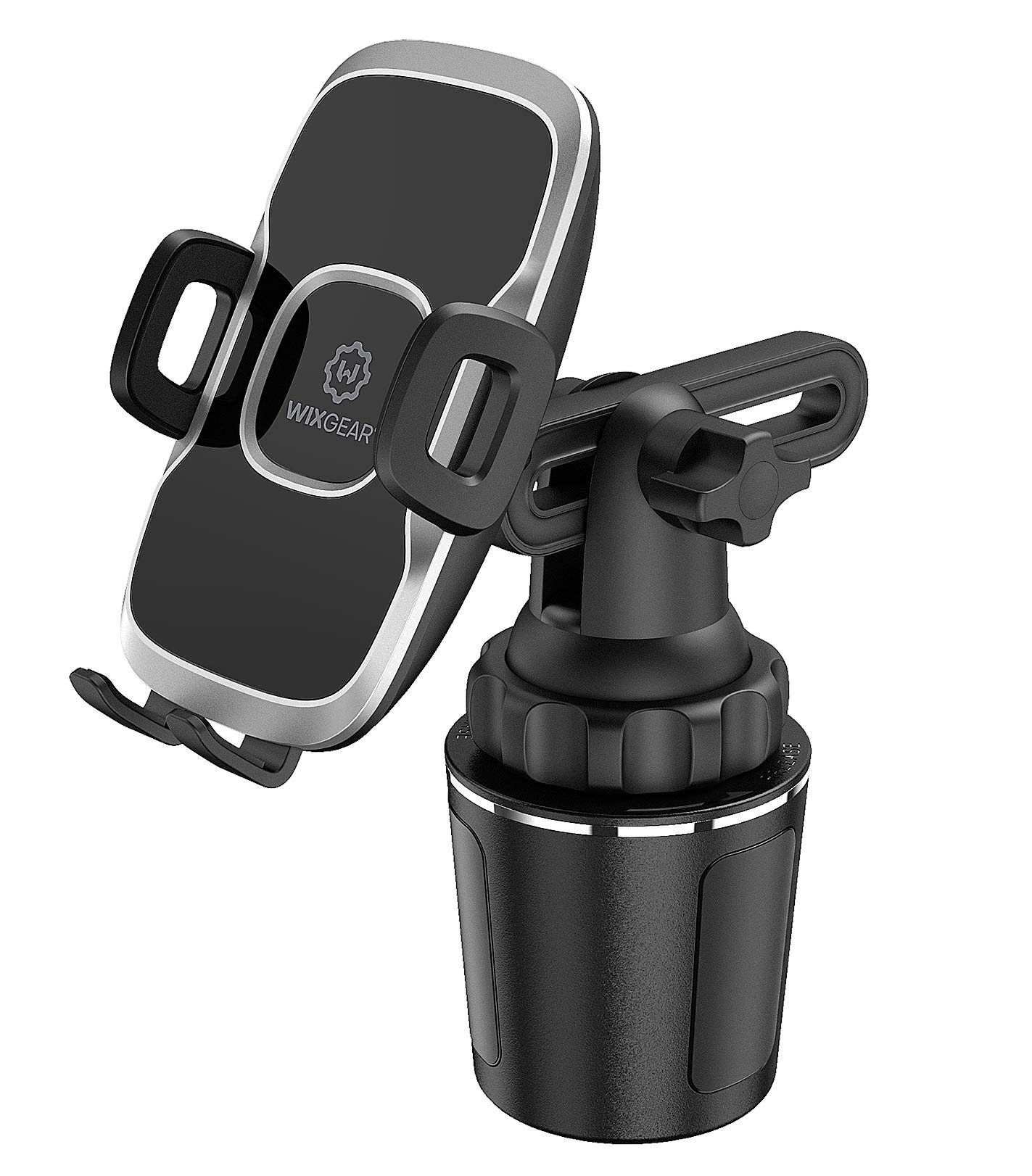 Photo 1 of **USED** WixGear Cup Holder Phone Mount, Adjustable Long Neck Cellphone Holder for Car, Upgraded Version, Cup Phone Holder for Car with Expandable Side Arms, Compatible with iPhone Samsung Google & All Phones