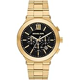Michael Kors Men's Billie Chronograph Gold-Tone Stainless Steel Bracelet Watch (Model: MK9220)