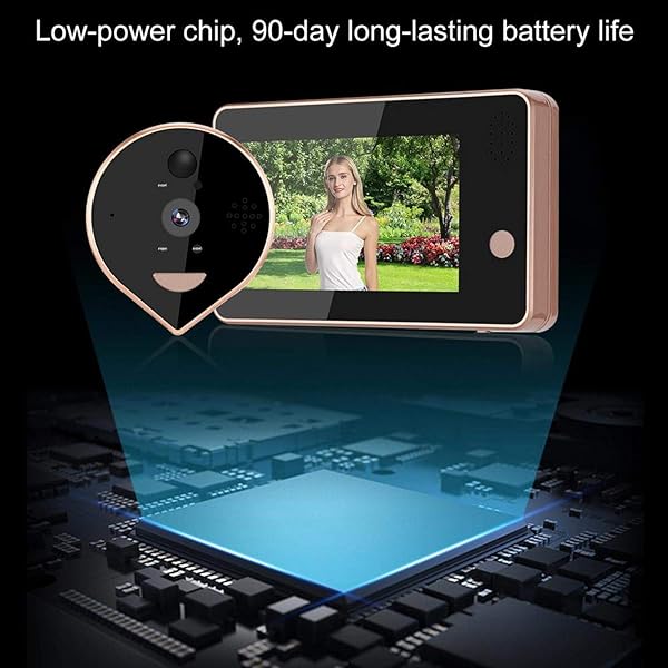 Pwshymi Video Trklingel Erkennung und Erkennung des menschlichen Krpers Funktion Bequemer 43 Zoll Farbbildschirm fr Android fr IOS System Smart Home Gerte