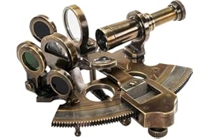 Humaira Nautical Bronze Sextant Solid Brass Ship Astrolabe Navigation Instrument