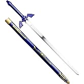 1sword Master Sword Replica - 49" High Carbon Steel Sword for Collection, Cosplay, LARP, Gifts - Master Sword Metal Fitting Design for Fans and Collectors