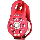 Ito Rocky 28KN Zipline Pulley &amp; 26kN Micro Pulley CE Certified Tandem Pulley Trolley with Stainless Steel Ball Bearings for Rescue Lifting