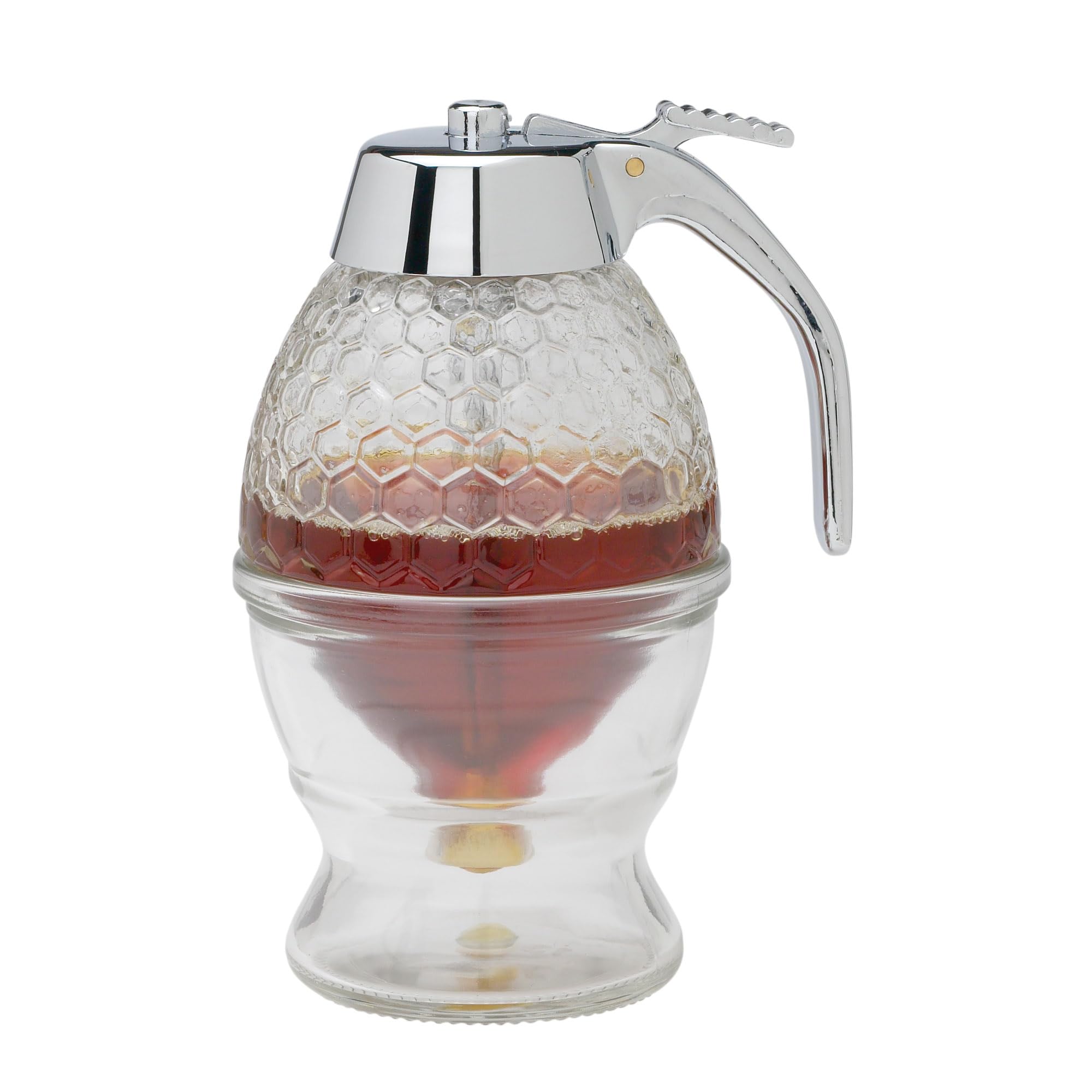 Photo 1 of Mrs. Anderson's Baking Syrup Honey Dispenser, Glass with Storage Stand, 8-Ounce Capacity
