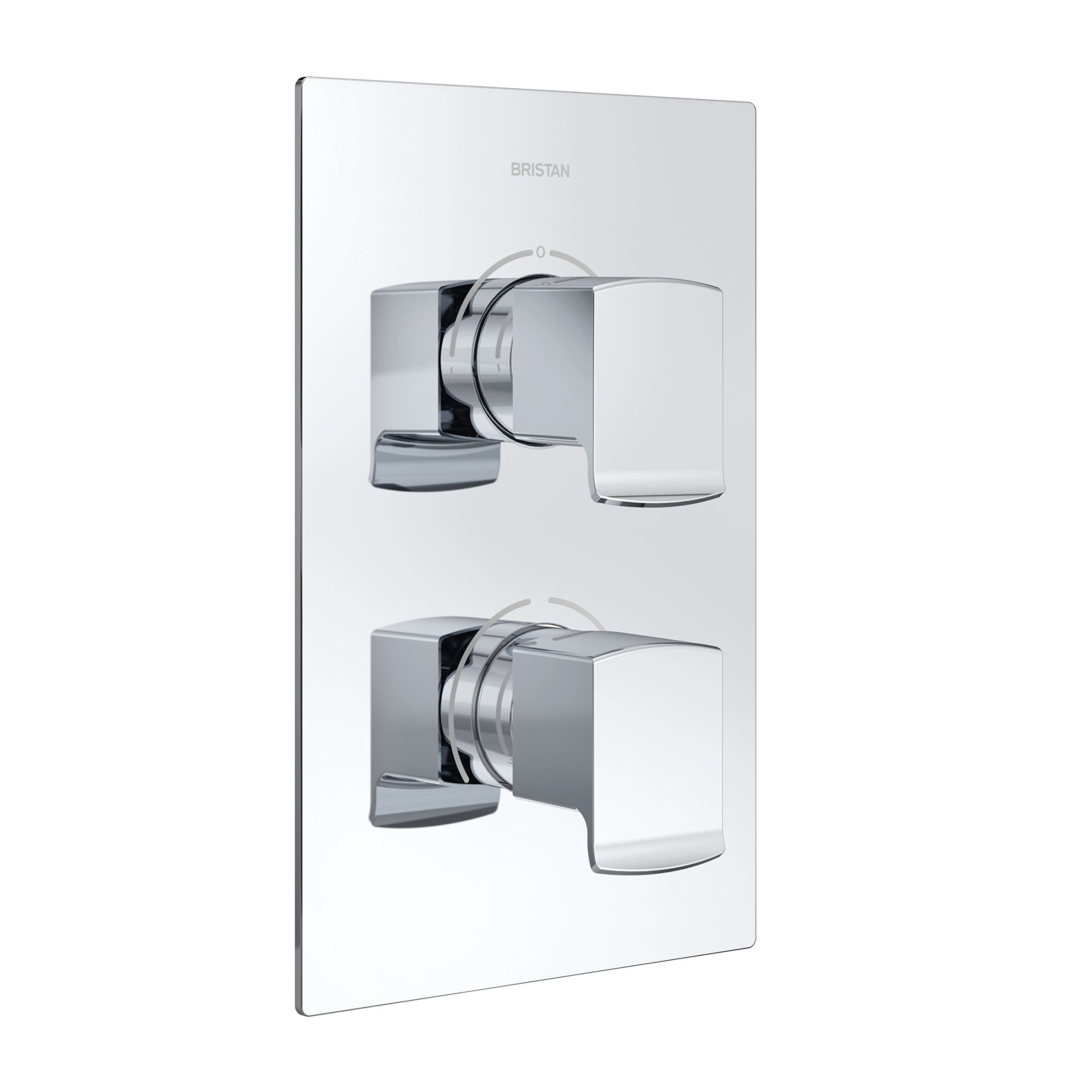 Bristan DSC SHCDIV C Descent Dual Control Plus Diverter, Chrome, Two Outlet, Single on