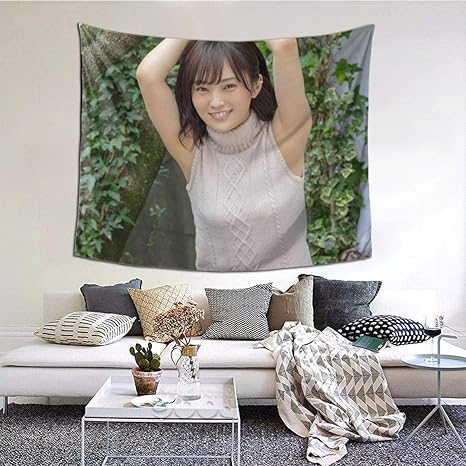 Amazon Co Jp 山本彩 さや姉 5 おしゃれ 多機能壁掛け ベッドルーム リビングルーム 装飾用品 背景布 部屋 寝室 ウォール タペストリー 窓カーテン 結婚祝い 新居祝い150 130cm ホーム キッチン