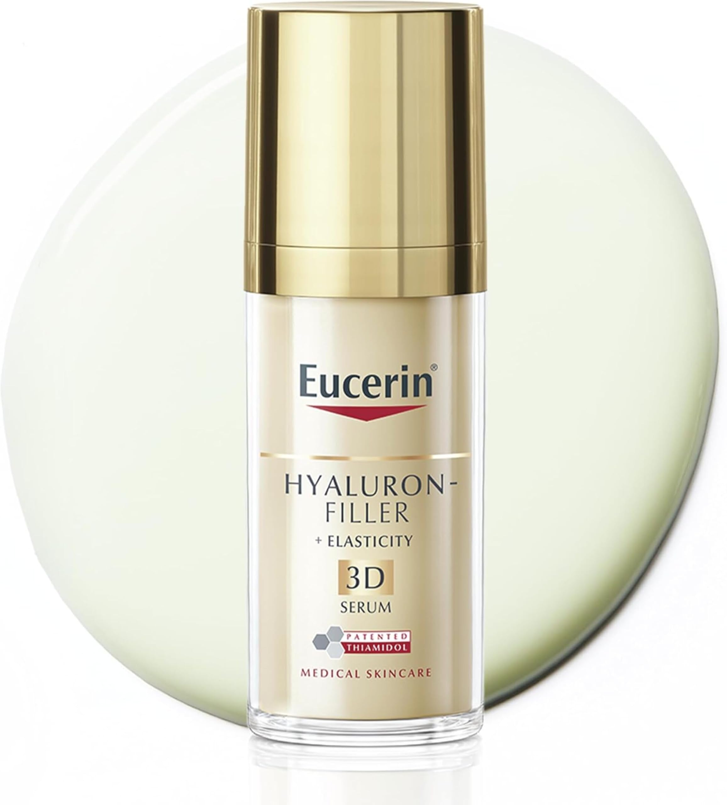 Eucerin Hyaluron-Filler + Elasticity 3D Serum 30ml, Anti-Ageing Face Serum for Refined, Youthful Skin, Advanced Skincare Serum with Hyaluronic Acid and Thiamidol