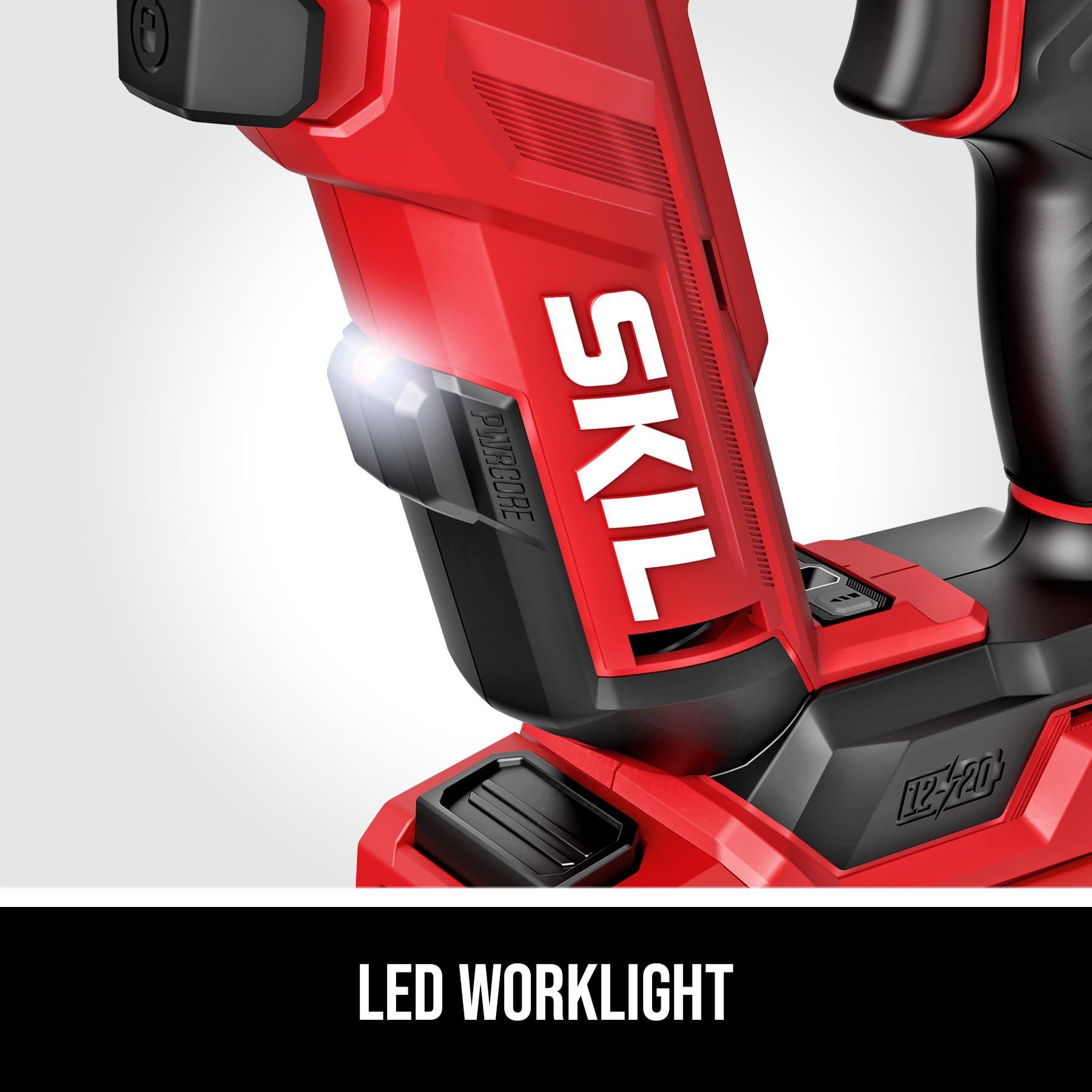 SKIL Compact Brushless Flip Drill Driver with Double Collect Flip Head, Torque Settings & Magnetic On-board Storage, 20V Kit Including 2.0 Ah USB-C Battery and Charger - DL6300D-12