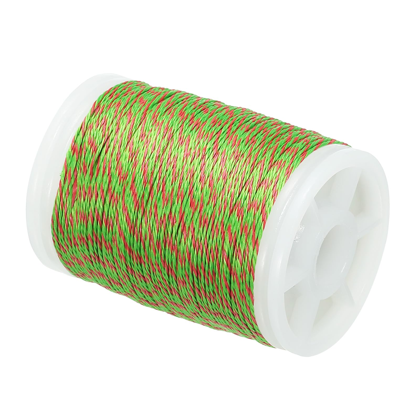 PATIKIL Archery Bow String Serving Thread 120 Yard/110M, 0.015" Dia Bowstring Thread for Tying Peep Sight Nock Compound Recurve Bow, Green Red