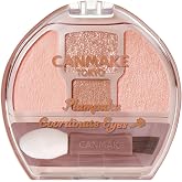 CANMAKE - Plumpuku Coordinate Palette - Matte Glitter Pearl Contour w/Applicator - 0.05oz (1.3g) (03 Milk Tea Plumpuku)