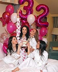 Hot Pink Number 3 Balloon 40 Inch, 3 Balloon