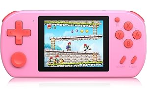 Handheld Games for Kids Adults with Built in 268 Classic Retro Video Games,3.0'' Color Screen Rechargeable Portable Arcade Ga