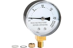 LIKELION Stainless Steal Cooker Pressure Guage,Replacement for Presto 85772 Pressure Cooker Canner Steam Gauge 82237 82121- Fit Presto Canner Models 175107 01755 0175510 178001 178005