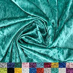 Ice Fabrics Stretch Crushed Velvet Fabric by The