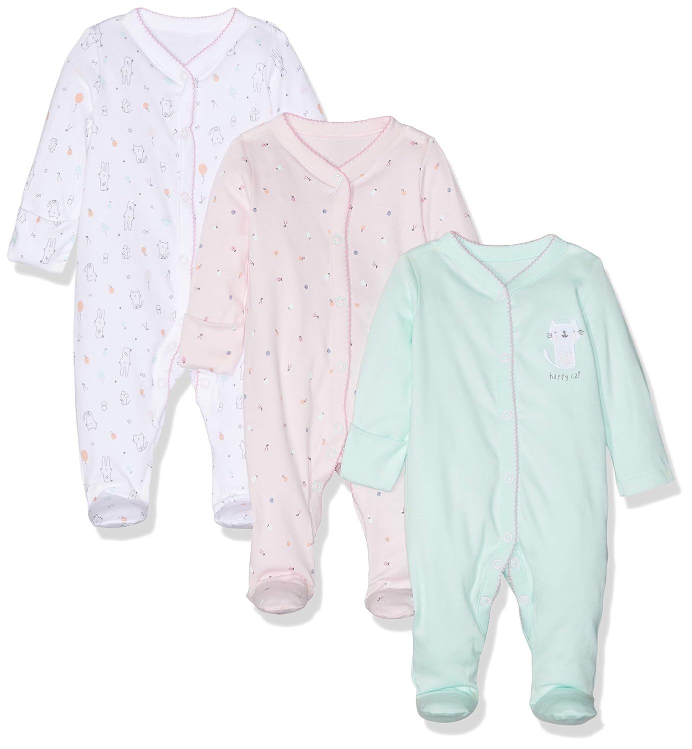 cat baby sleepsuit