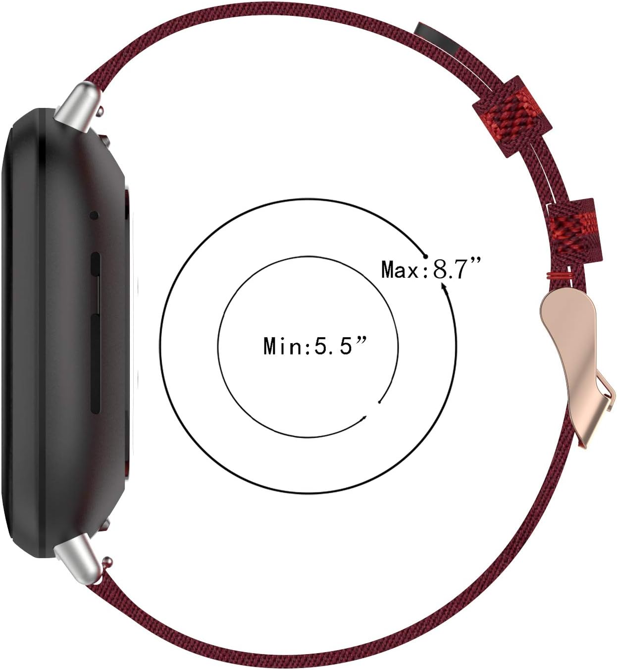 TenCloud Strap Compatible with Fitbit Versa 3/Sense Strap - Image 4