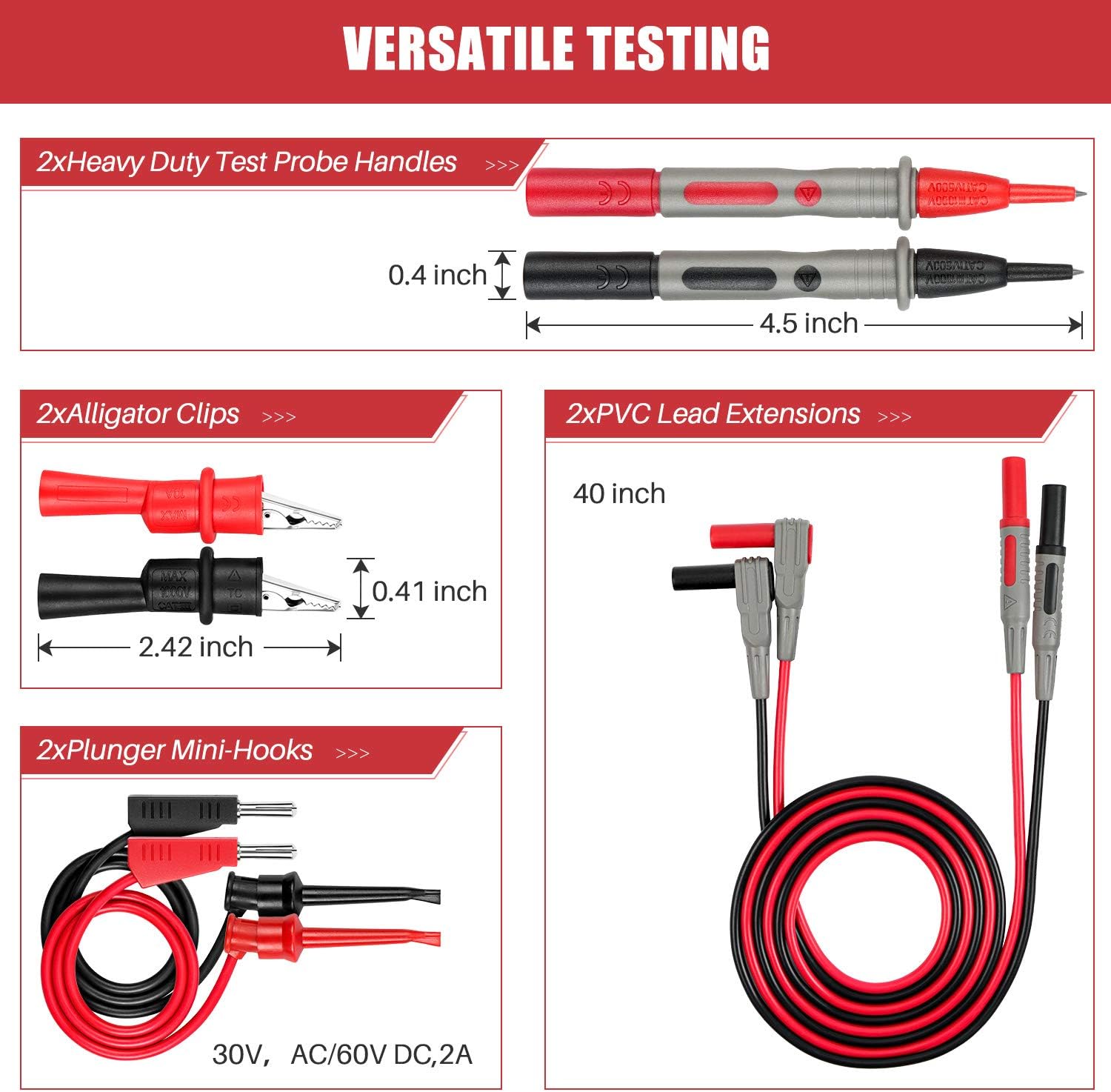 AstroAI Multimeter Test Leads Kit
