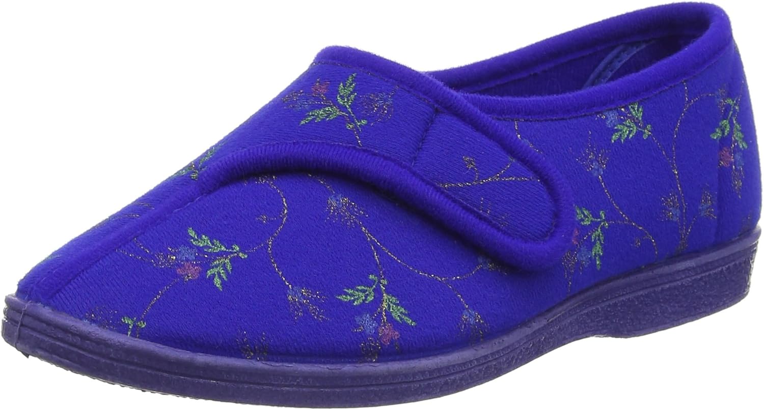 ladies wide fit navy shoes