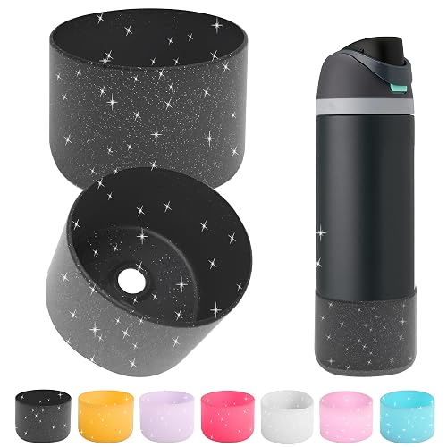 2-Pack Glitter Silicone Boots For Owala Water Bottles (24oz, 32oz, 40oz) - Protective Sleeve - View #3
