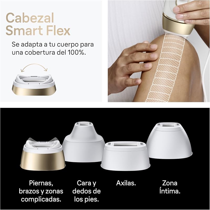 Luz Pulsada Silk·expert Pro 5, PL5442, Blanco/Oro