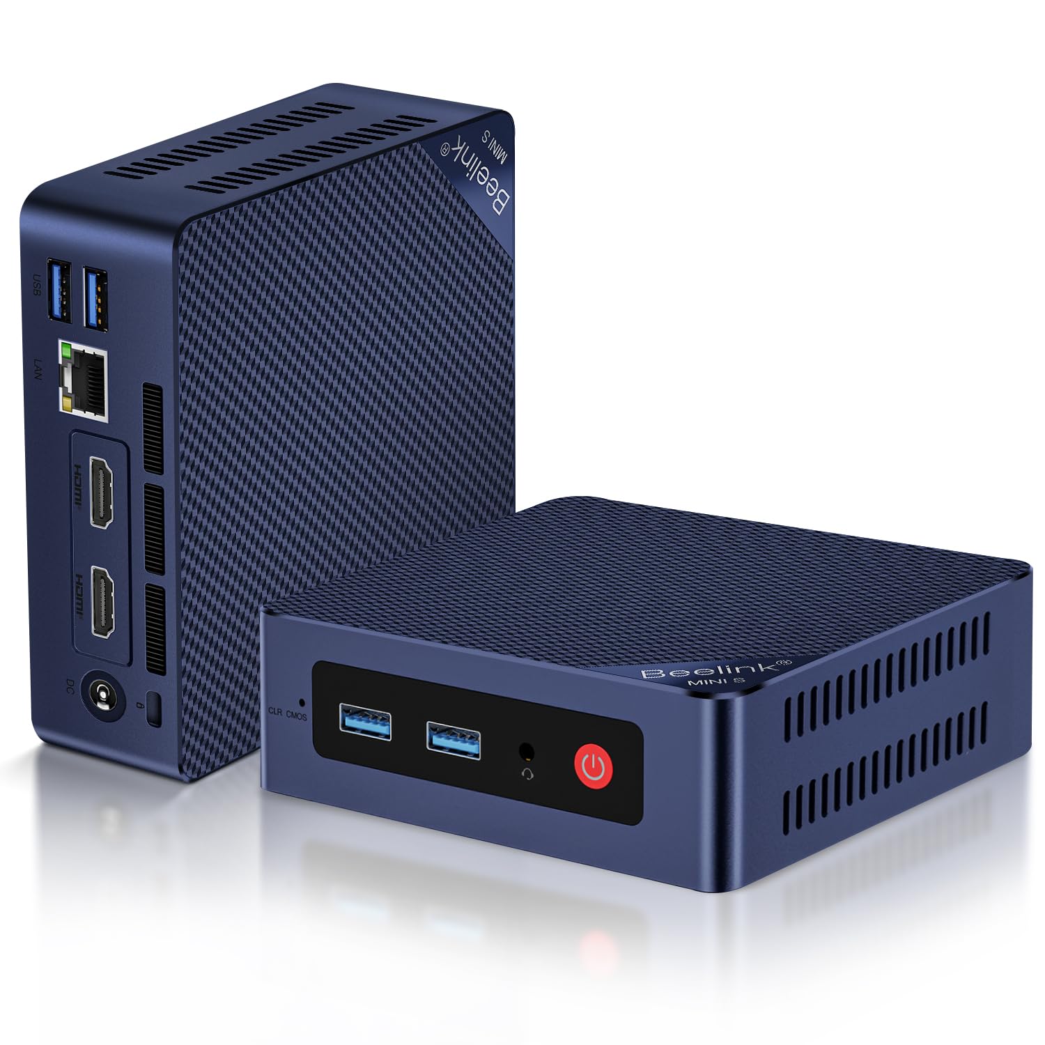 Beelink Mini S13 Mini PC,13th Gen Intel N150 (Up to 3.6GHz), Low Power Mini Computer with 16GB DDR4, 512GB SSD, 4K Dual Display, WiFi 6, BT 5.2, 1000Mbps LAN, Win 11 Home