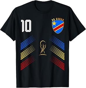 Dr Congo Flag Congolese Pride Lovers Retro T-Shirt