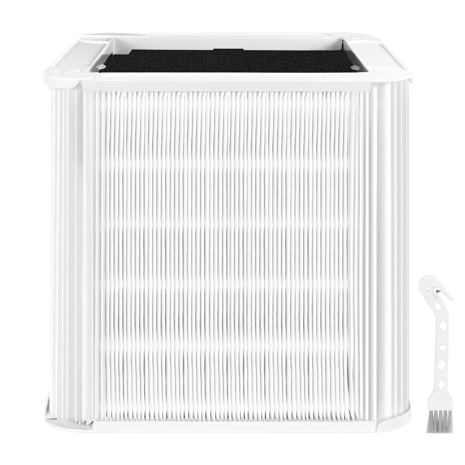 Photo 1 of 211+ Replacement Filter Compatible with Blueair Blue Pure 211+ plus Air Cleaner Purifier Series, Foldable Particle and Activated Carbon Filter, True Filter