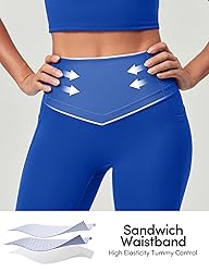 IUGA Compression Leggings with Pockets for Women
