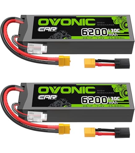 Amazon.com: Venom 20C 2S 5400mAh 7.4V LiPo Battery with Universal
