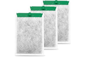 pewyoke Aquarium Filter Cartridge Compatible with Whisper Power Filters,Replacement Filter Cartridges for IQ10-105GPH (Medium, 3-Pack)