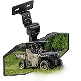 KEMIMOTO Rear view Mirror Compatible with CFMOTO UFORCE 1000/1000 XL/600 & Polaris Ranger 1000 XP 900 500 570 / Crew, Features Stable Top Mounting No Vibration, Multi-Angle Adjustment Accessories