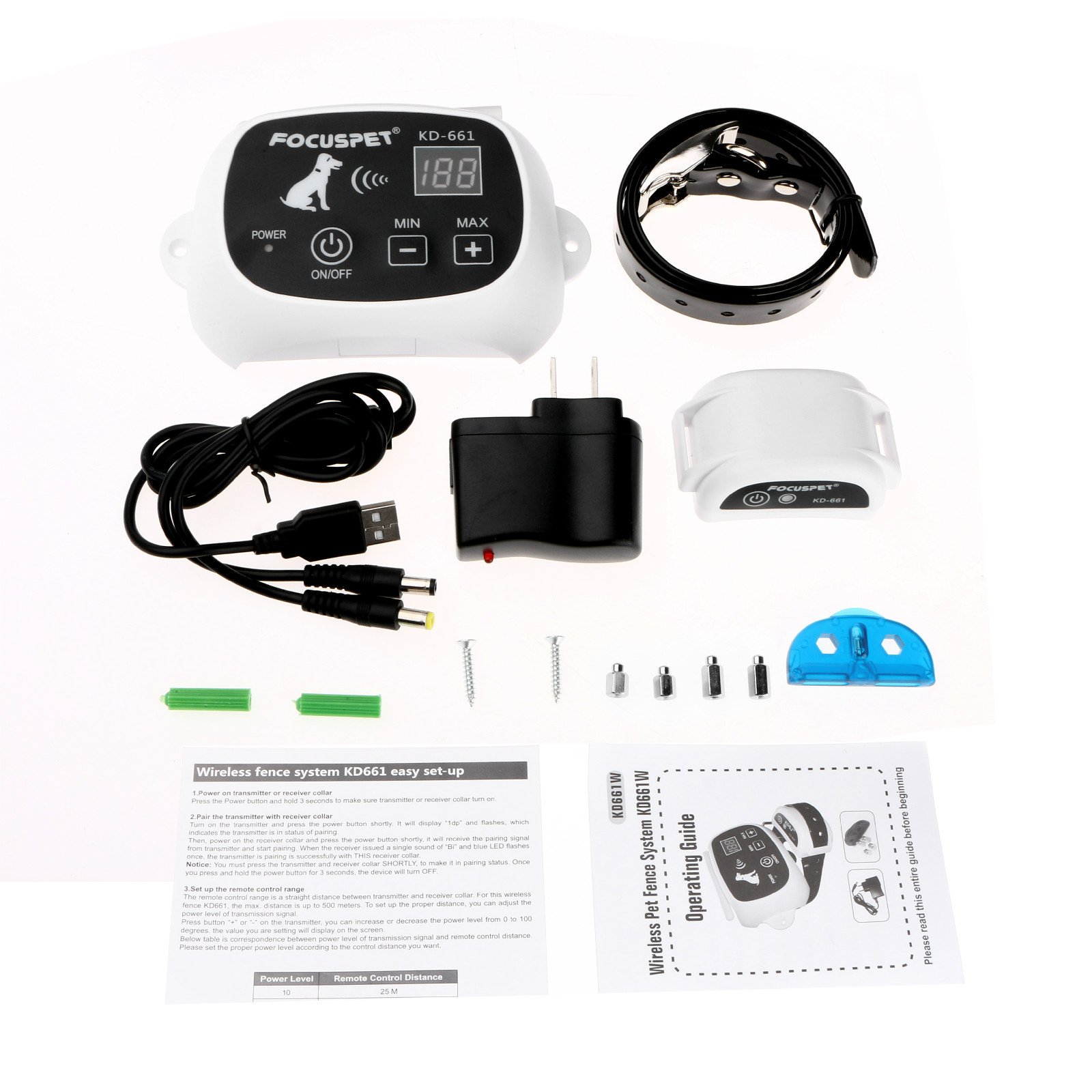 Dog Fence Wireless Containment System,Focuspet Outdoor Invisible