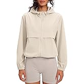 Locachy Women's Lightweight Athletic Workout Hoodie UPF 50+ Sun Protection Long Sleeve Full Zip Running Outdoor Jacket