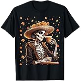 Dia De Los Muertos La Catrina Day of the Dead Sugar Skull T-Shirt